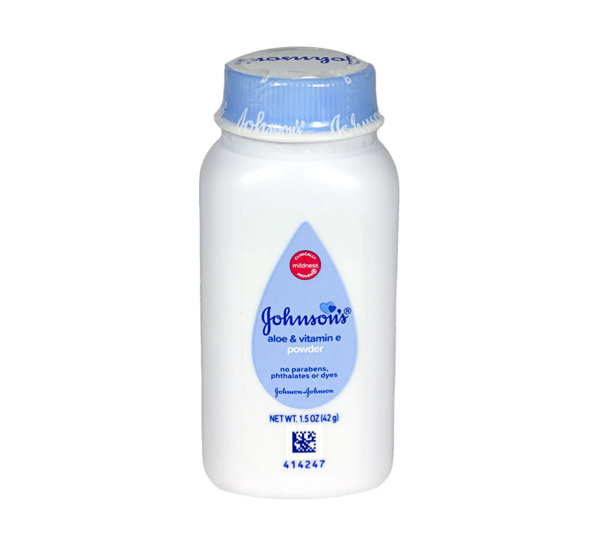 Johnson’s Aloe & Vitamin E Baby Powder 1.5 oz.